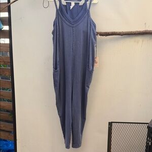 Sincerely Jules Indigo 2 piece Jumpsuit